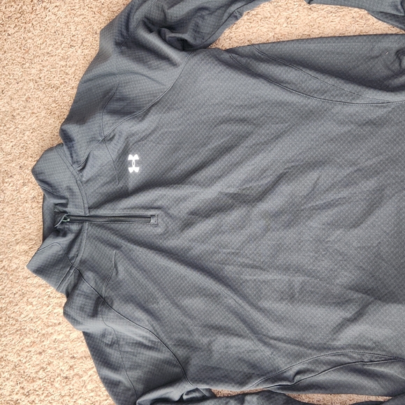 Gray Under Armour Quarter Zip - Picture 4 of 7
